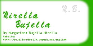 mirella bujella business card